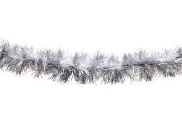 tinsel, christmas, decoration, holiday, festive, ornament, garland, silver, celebration, glitter, sparkle, shiny, season, party, event, gift, decor, fun, tradition, winter, branch, craft, material, st