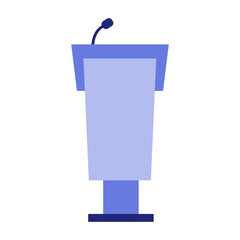 Rednerpult - farbiges Icon