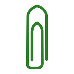 Büroklammer - farbiges Icon