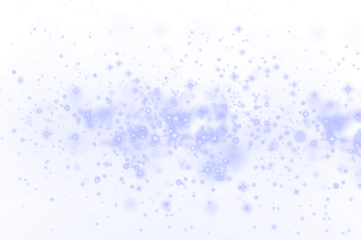 Soft blue bokeh overlay with sparkling stars and blurred circles, creating a dreamy atmosphere for backgrounds, designs, and artistic projects with copy space