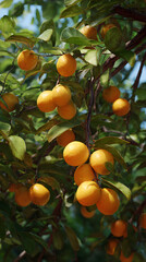 Exploring the Vibrant Divesity and Bountiful Harvest of Fruit Trees in a Thrivng Orchard