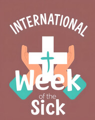 International Week of the Sick Awareness Illustration