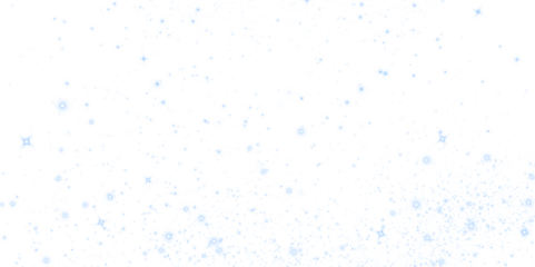 Soft blue sparkling overlay with delicate star-like elements creating a dreamy atmosphere, ideal for enhancing designs, invitations, or creative projects with a whimsical touch