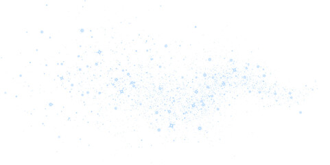 Soft blue glittering overlay with sparkling stars and shimmering particles creating a magical atmosphere for design projects, enhancing visual storytelling and creativity