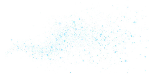 Blue sparkling overlay with soft glowing particles creating a dreamy atmosphere, perfect for enhancing designs, backgrounds, and artistic projects with a magical touch