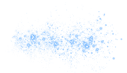 Blue sparkling overlay with soft bokeh effect, creating a dreamy atmosphere for design projects, enhancing visual appeal and adding depth to creative compositions