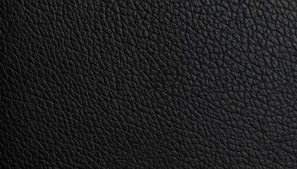Close-up view of black leather texture