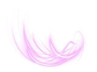 Abstract pink light trails overlay with soft gradients and flowing curves, creating a dynamic visual effect suitable for backgrounds and design projects with copy space