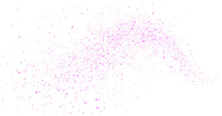 Pink glitter overlay with scattered sparkles creating a whimsical effect, ideal for enhancing designs, invitations, and creative projects with vibrant color and texture