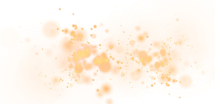 Abstract orange bokeh overlay with soft blurred circles and light effects, creating a dreamy atmosphere for design projects and artistic backgrounds