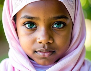 Little girl, close up