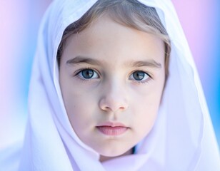 Little girl, close up