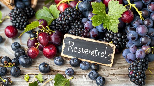 Resveratrol capsules on the table. Selective focus. food.