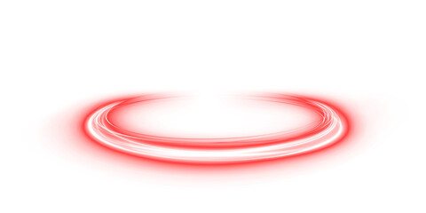 Abstract red light swirl overlay with soft glow effect, creating a dynamic visual element for design projects, enhancing creativity and artistic expression