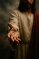 Jesus says welcome to you