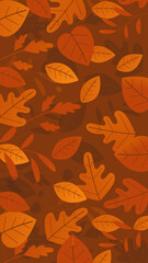 sfondo, verticale, autunno, foglie, reel