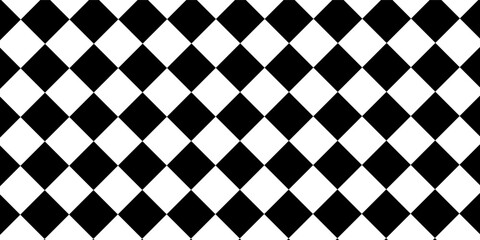 Black and white checkered pattern, Checkerboard seamless pattern