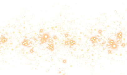 Abstract orange and white PNG overlay with soft glowing circles and light spots, creating a dreamy atmosphere for artistic design and creative projects