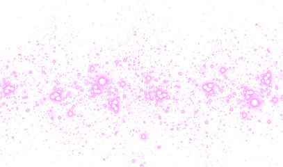 Pink abstract PNG overlay with soft bokeh effects, featuring delicate circular shapes and a dreamy atmosphere, ideal for creative design projects and artistic backgrounds