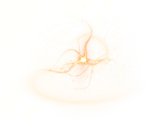 Abstract orange light burst overlay with soft glowing particles, creating a dynamic visual effect suitable for creative design projects and artistic backgrounds