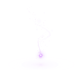 Ethereal purple light swirl with glowing particles, creating a magical atmosphere, ideal for fantasy themes and creative design projects with copy space