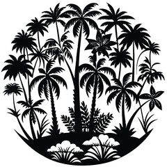 Minimal Tree Vector Set – Clean Plant and Nature Icons