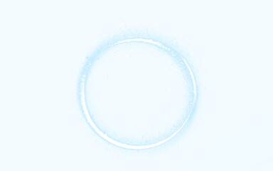 Soft blue circular PNG overlay with delicate texture, ideal for creative projects, featuring subtle gradients and a clean, modern aesthetic for versatile design applications