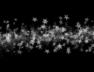 Light explosion, twinkling sparks, stardust background for Christmas