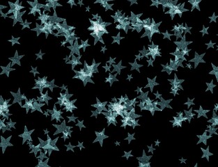 Light explosion, twinkling sparks, stardust background for Christmas