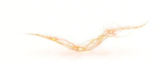 Abstract orange wave overlay with glowing particles and soft textures, creating a dynamic visual effect for creative design projects and digital art applications