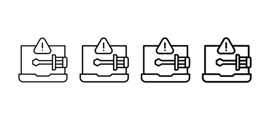 Troubleshoot Multiple Line Icon Element