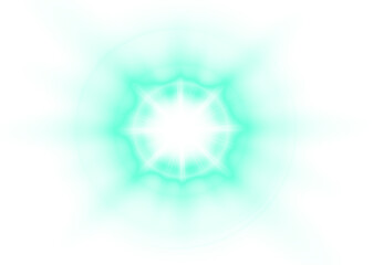 Bright glowing teal light burst overlay with soft edges, creating an ethereal atmosphere for design projects, enhancing visual storytelling and creative expression