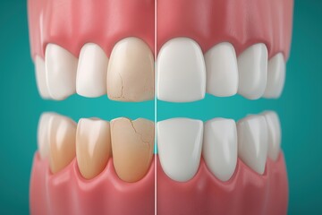 Teeth Whitening and Restoration Before and After