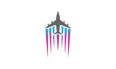 Super fast jet plane design vector