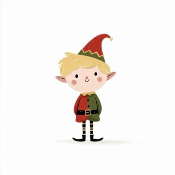 elf with a hat