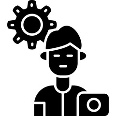 Worker Icon Vector Element