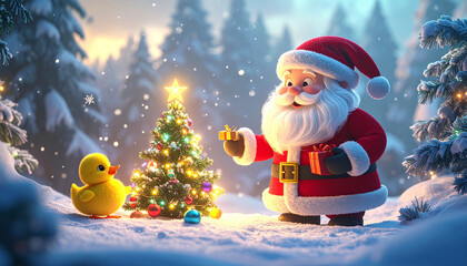 Santa Claus Shares Magical Christmas