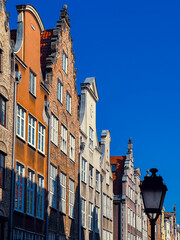 Architecture of the old town of Gdansk