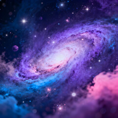 space background with stars