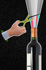 Cutting the Chain of Addiction – Concept of Breaking Alcohol Addiction