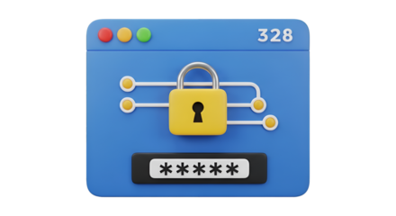 Secure Login and Password Protection Icon