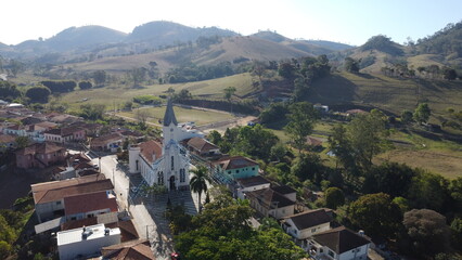 Naklejka premium drone photo, caminho da fé, sao paulo, minas gerais, aparecida do norte, aparecida, campos do jordão, 