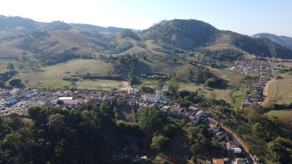 Fototapeta premium drone photo, caminho da fé, sao paulo, minas gerais, aparecida do norte, aparecida, campos do jordão, 