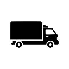 Delivery Truck Icon Express Logistics and Transportation Symbol