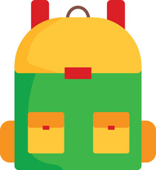 School Bag Vector Illustration