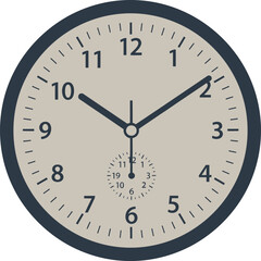 Navy Blue Abstract Icons Set