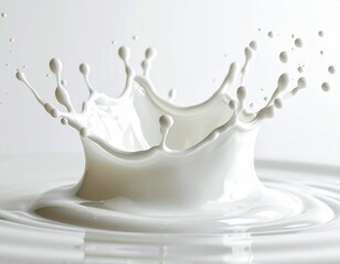 Dynamic High-Speed Milk Splash Crown