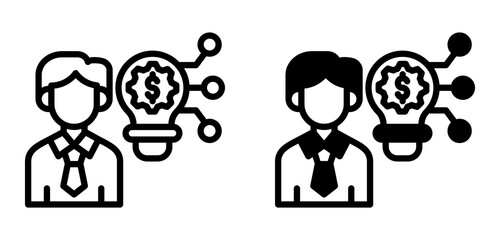 Tech Entrepreneurship Icon Collection Line & Mixed Style