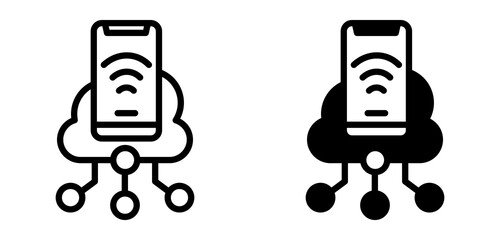 Internet Of Things Icon Collection Line & Mixed Style