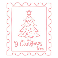 Christmas Tree Stamp